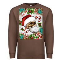 Chestnut Christmas hippie skeleton santa Premium Sweatshirt - Artiststas