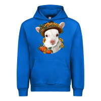 Cobalt cute baby lamb thanksgiving nancy Urban Hoodie - NancyCooperArtShop
