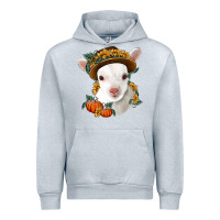 Heather Grey cute baby lamb thanksgiving nancy Urban Hoodie - NancyCooperArtShop