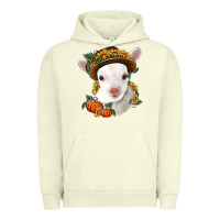Pigment Pistachio cute baby lamb thanksgiving nancy Urban Hoodie - NancyCooperArtShop