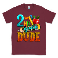 Burgundy 2nd grade dude Classic Tee - texasbilliewilder