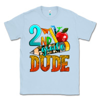 Dusty Blue 2nd grade dude Classic Tee - texasbilliewilder
