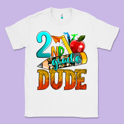 2nd Grade Dude Classic Tee Designed By Texasbilliewilder