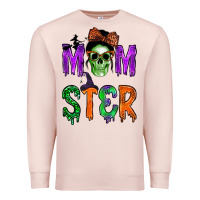 Pale Pink momster Premium Sweatshirt - BundleAndBundleShop