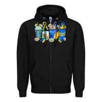 Black down syndrome coffee cups Zipper Hoodie - Zillion Design Studio