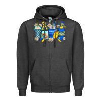 Charcoal Heather down syndrome coffee cups Zipper Hoodie - Zillion Design Studio