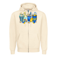 Sandshell down syndrome coffee cups Zipper Hoodie - Zillion Design Studio