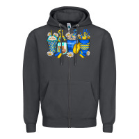 Smoke down syndrome coffee cups Zipper Hoodie - Zillion Design Studio