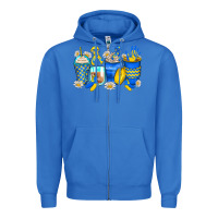 True Royal down syndrome coffee cups Zipper Hoodie - Zillion Design Studio