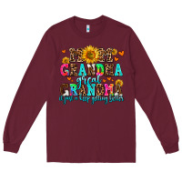 Burgundy mom grandma great grandma its just a keep getting Long Sleeve Tee - AdoDesignShop