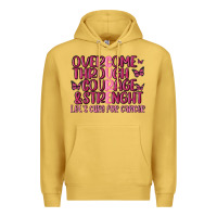 Antique Gold overcome through courage strength  malia Premium Hoodie - MaliasSmallBusiness