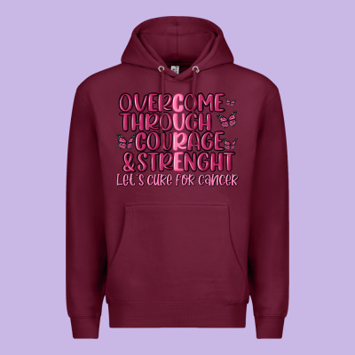 Overcome Through Courage Strength  Malia Premium Hoodie Designed By Maliassmallbusiness