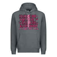 Rock overcome through courage strength  malia Premium Hoodie - MaliasSmallBusiness
