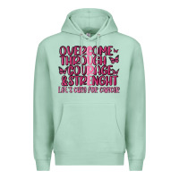 Seafoam overcome through courage strength  malia Premium Hoodie - MaliasSmallBusiness