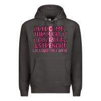 Smoke overcome through courage strength  malia Premium Hoodie - MaliasSmallBusiness