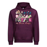 Mauve Wine A lot can happen in three days Urban Hoodie - NancyCooperArtShop