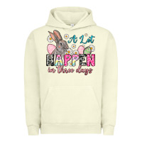 Pigment Pistachio A lot can happen in three days Urban Hoodie - NancyCooperArtShop