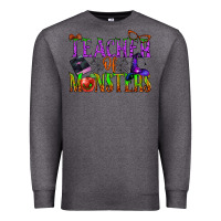 Charcoal Heather teacher of monsters Premium Sweatshirt - BundleAndBundleShop