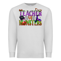 Dove Grey teacher of monsters Premium Sweatshirt - BundleAndBundleShop