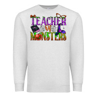 Oatmeal Heather teacher of monsters Premium Sweatshirt - BundleAndBundleShop