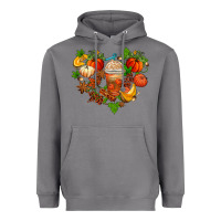 Storm fall pumpkin heart Heavyweight Hoodie - AdoDesignShop
