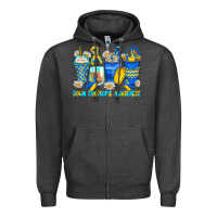 Charcoal Heather down syndrome coffee cups Zipper Hoodie - Zillion Design Studio