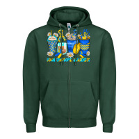 Sports Green down syndrome coffee cups Zipper Hoodie - Zillion Design Studio