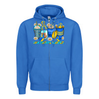 True Royal down syndrome coffee cups Zipper Hoodie - Zillion Design Studio