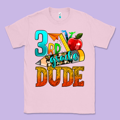 3rd Grade Dude Classic Tee Designed By Texasbilliewilder