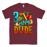 Burgundy 3rd grade dude Classic Tee - texasbilliewilder
