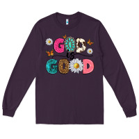 Plum god is good Long Sleeve Tee - texasbilliewilder