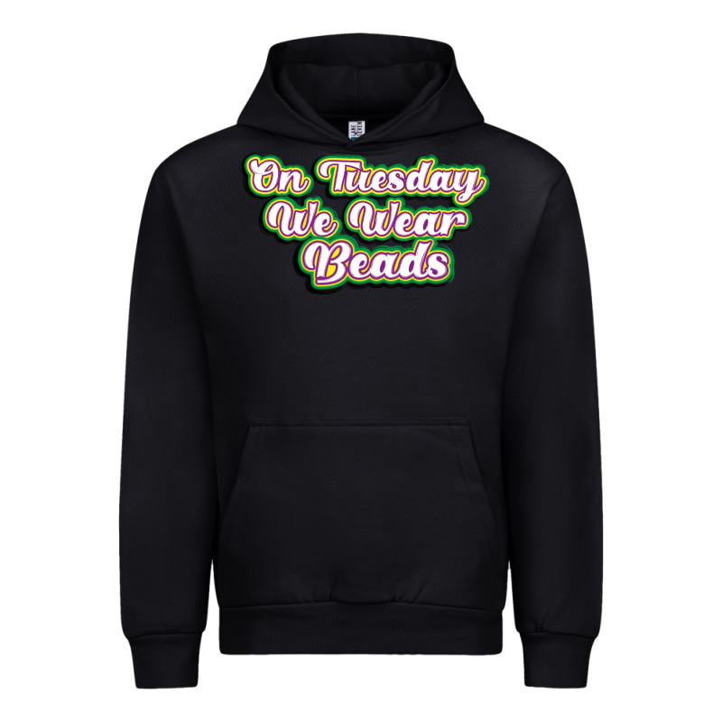 On Tuesday We Wear Beads Urban Hoodie by MaliasSmallBusiness | Teevron