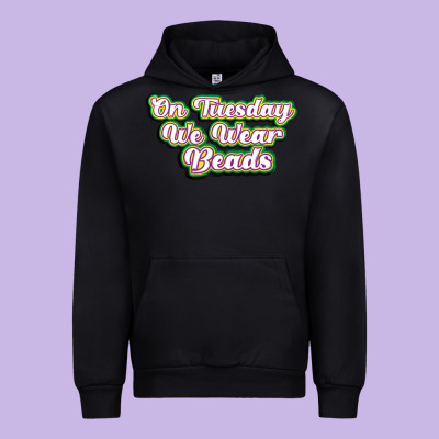 On Tuesday We Wear Beads Urban Hoodie Designed By Maliassmallbusiness