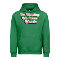 Emerald on tuesday we wear beads Urban Hoodie - MaliasSmallBusiness