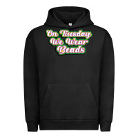 Pigment Black on tuesday we wear beads Urban Hoodie - MaliasSmallBusiness