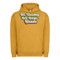 Pigment Peanut Butter on tuesday we wear beads Urban Hoodie - MaliasSmallBusiness