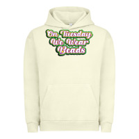 Pigment Pistachio on tuesday we wear beads Urban Hoodie - MaliasSmallBusiness