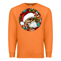 Carrot Christmas hippie skeleton santa ornament Premium Sweatshirt - Artiststas