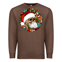 Chestnut Christmas hippie skeleton santa ornament Premium Sweatshirt - Artiststas