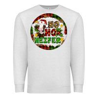 Oatmeal Heather Christmas ho ho heifer Premium Sweatshirt - Artiststas