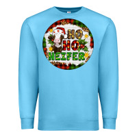 Ocean Blue Christmas ho ho heifer Premium Sweatshirt - Artiststas