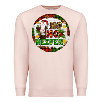 Pale Pink Christmas ho ho heifer Premium Sweatshirt - Artiststas