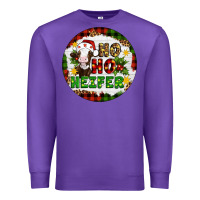 Purple Christmas ho ho heifer Premium Sweatshirt - Artiststas