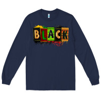 Navy black Long Sleeve Tee - Zillion Design Studio