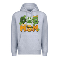 Heather Grey st. patricks day dog mom Premium Hoodie - MaliasSmallBusiness