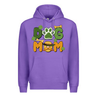 Purple st. patricks day dog mom Premium Hoodie - MaliasSmallBusiness