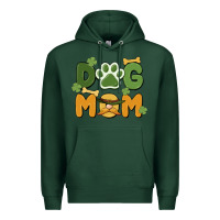 Sports Green st. patricks day dog mom Premium Hoodie - MaliasSmallBusiness