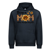 Navy being a mom makes my life complete Urban Hoodie - MaliasSmallBusiness