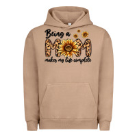 Pigment Burro being a mom makes my life complete Urban Hoodie - MaliasSmallBusiness