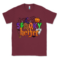 Burgundy spooky heifer Classic Tee - Zillion Design Studio